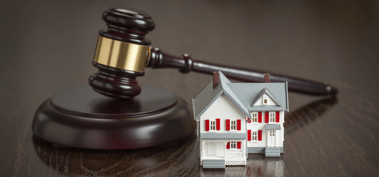 Ending a Tenancy Legal Process - hammer and house